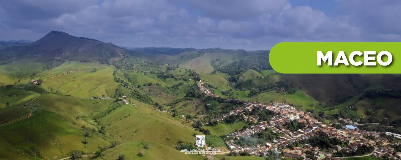 Vista panorámica de Maceo, Antioquia